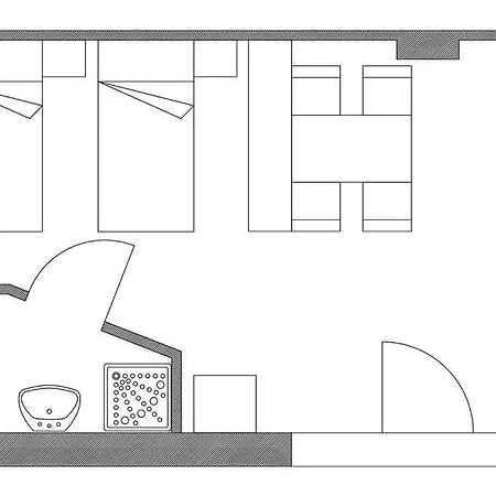 Monolocale 4 Posti Con Cucina E Parcheggio Gratuito Appartement *